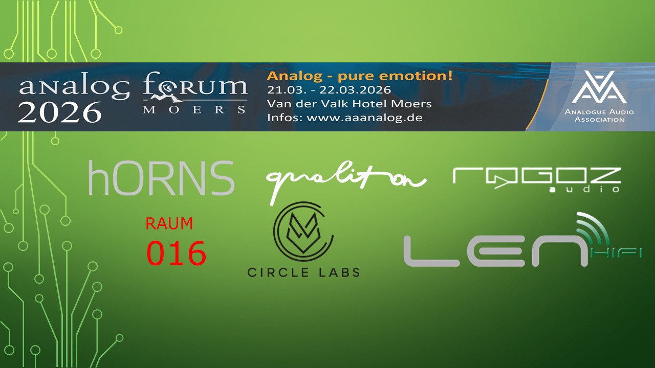 Rogoz Audio at Analog Forum 2026 in Moers. Our products will be presented by…